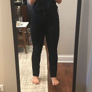 Free People special design/dressy black denim